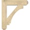 Ekena Millwork Imperial Craftsman Rough Sawn Bracket w/ Offset Brace, Douglas Fir, 8"W x 32"D x 36"H BKT0806X32X36IMP04RDF - alternate 3